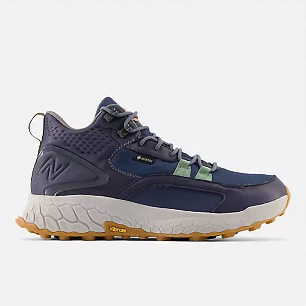NEW NEW BALANCE men's fresh foam x hierro mid gtx shoe in natural indigo/eclipse